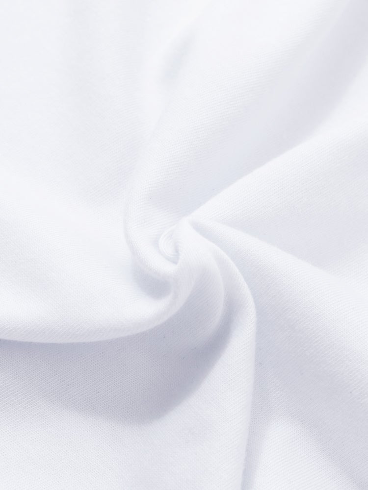 Men's Two-Tone Cotton T-Shirt | Casual Short Sleeve with Drawstring Hood