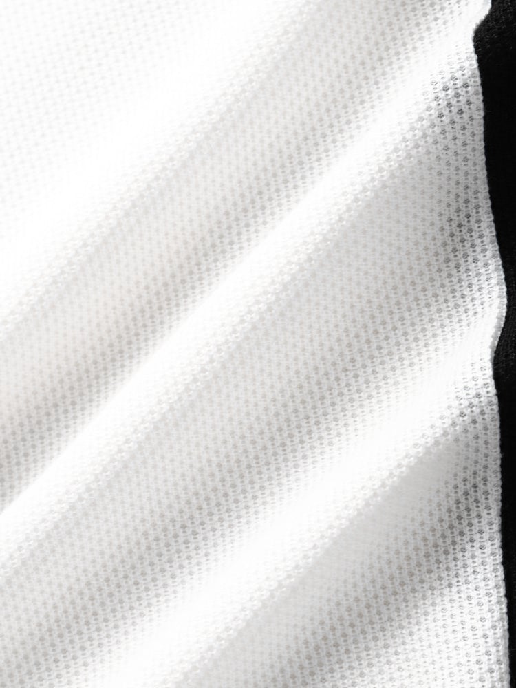 Men's Block Stripe Stitching T-Shirt | Knitted Preppy Short Sleeve Style