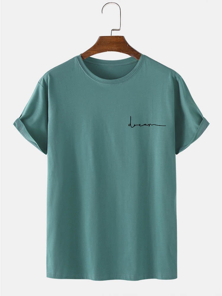 Men's 100% Cotton Character Print T-Shirt | Crew Neck Short Sleeve Casual