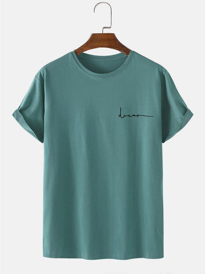 Men's 100% Cotton Character Print T-Shirt | Crew Neck Short Sleeve Casual
