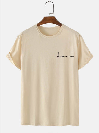 Men's 100% Cotton Character Print T-Shirt | Crew Neck Short Sleeve Casual