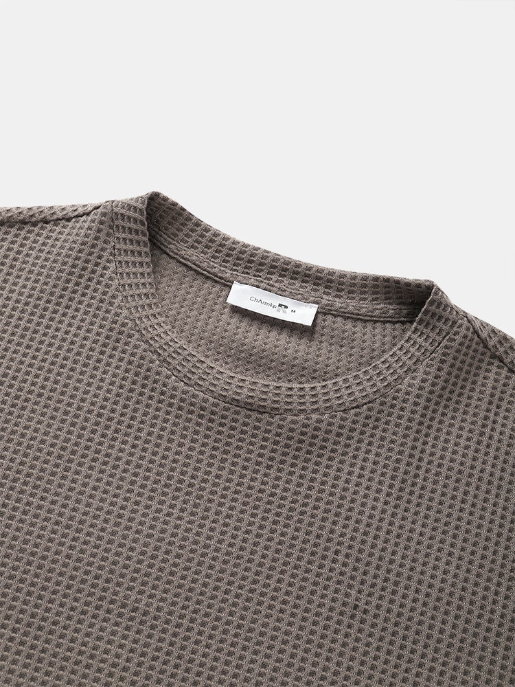 Men's Knitted T-Shirt | Casual Embroidered Pattern Short Sleeve