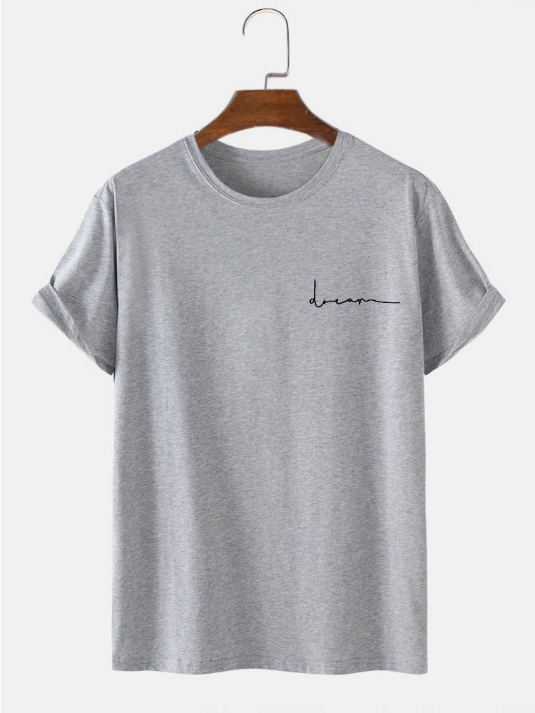 Men's 100% Cotton Character Print T-Shirt | Crew Neck Short Sleeve Casual