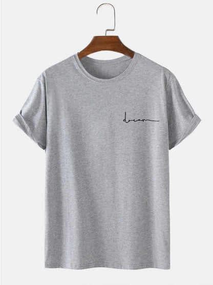 Men's 100% Cotton Character Print T-Shirt | Crew Neck Short Sleeve Casual