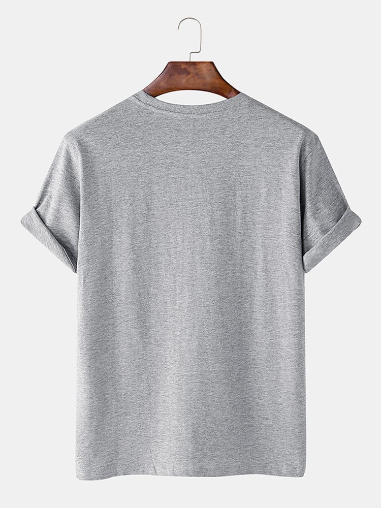 Men's 100% Cotton Poker Playing Card Graphics T-Shirt | Casual Short Sleeve Style