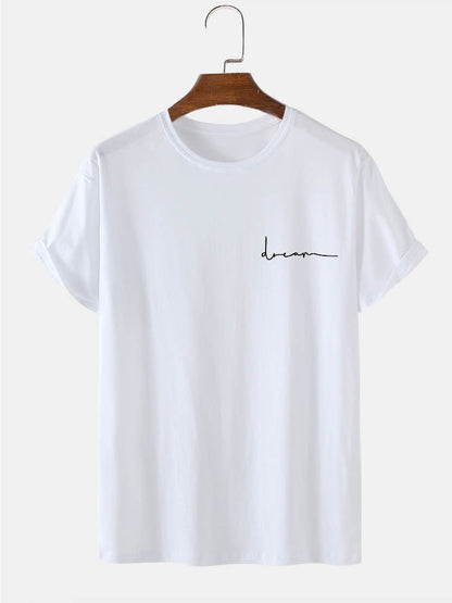 Men's 100% Cotton Character Print T-Shirt | Crew Neck Short Sleeve Casual