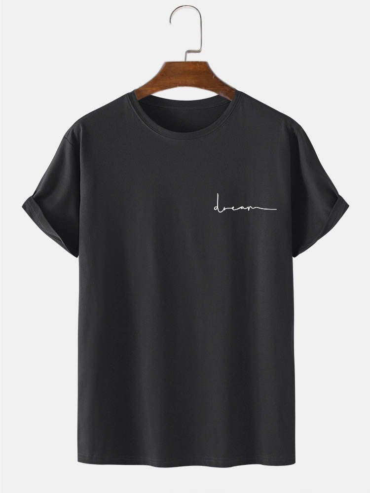 Men's 100% Cotton Character Print T-Shirt | Crew Neck Short Sleeve Casual