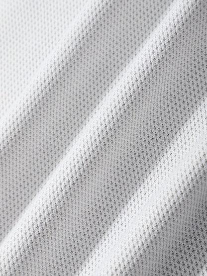 Men's Knit Color Block Panel T-Shirt | Loose Preppy Patchwork Short Sleeve
