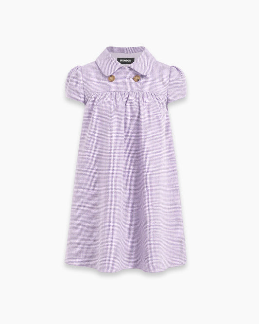 Bonus Cloth's Peter Pan Collar Mini Dress in Lilac